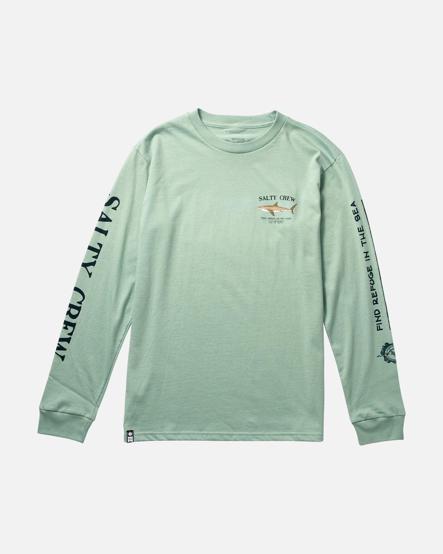 front view of Bruce Boys Mackerel L/S Tee