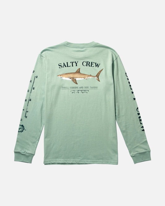 back view of Bruce Boys Mackerel L/S Tee