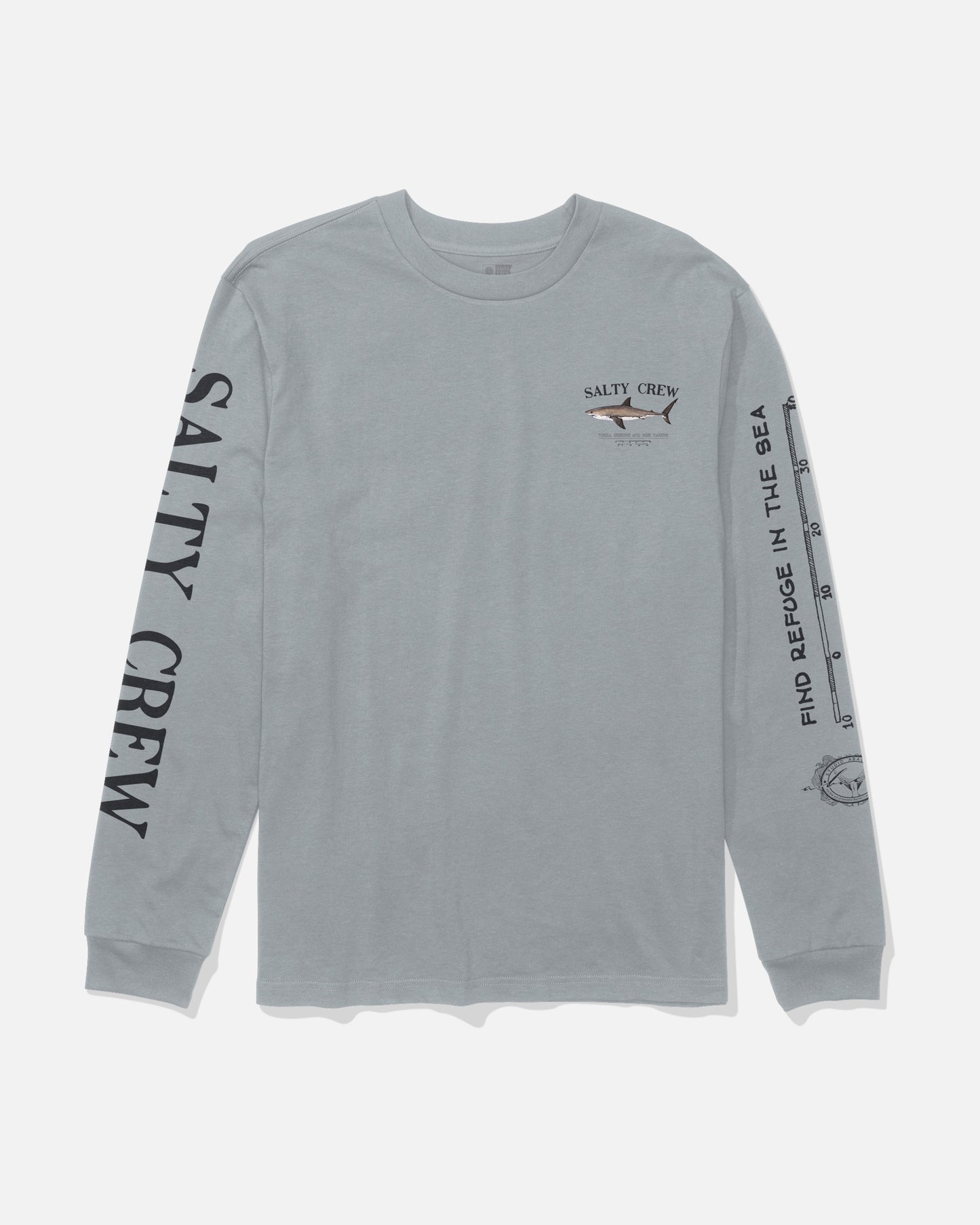 Bruce Long Sleeve Tee - Quarry