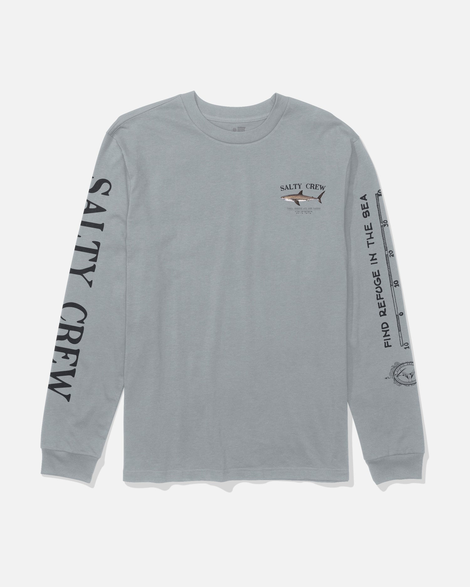 Bruce Long Sleeve Tee - Quarry