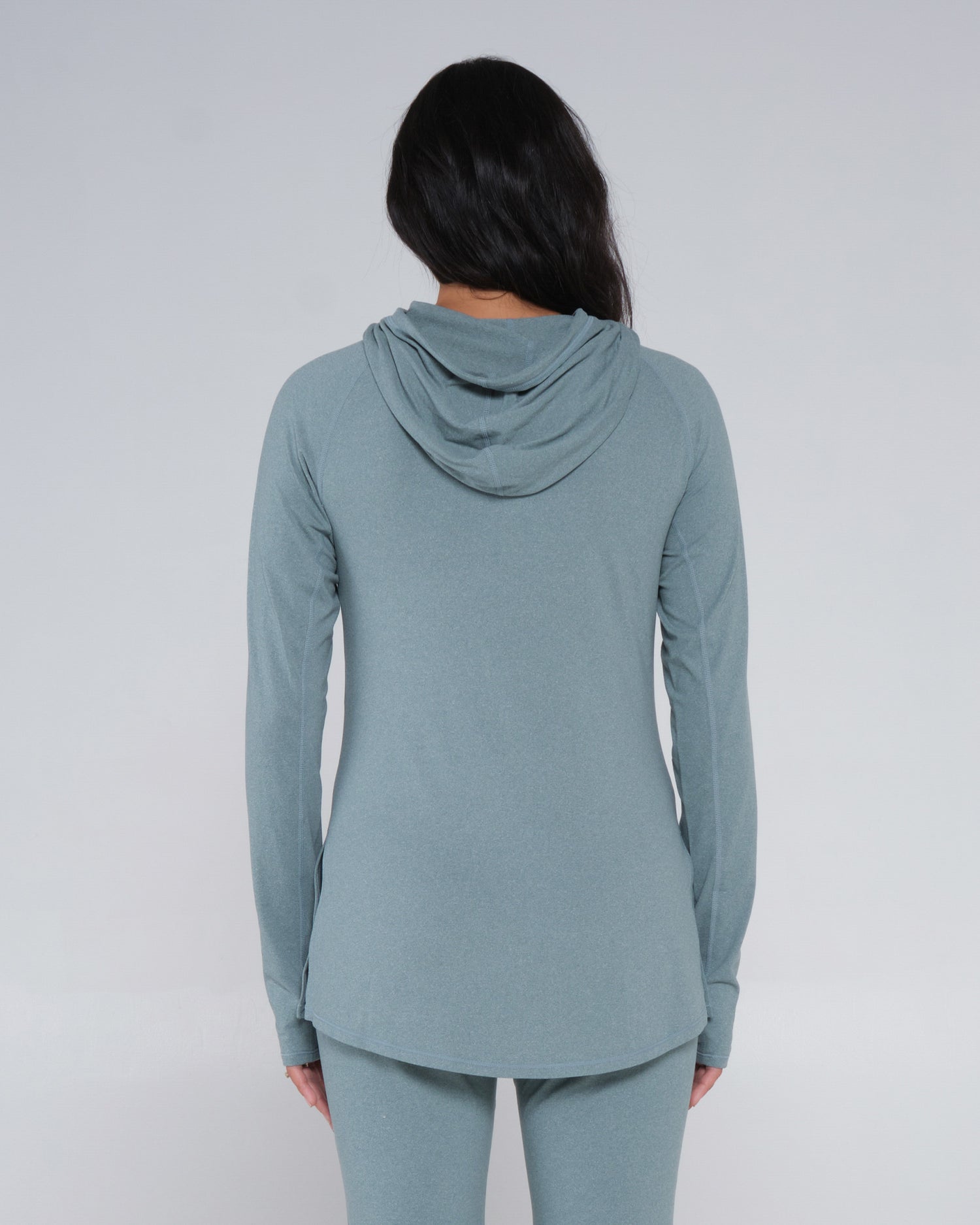 back view of Thrill Seekers Atlantic Green Sunshirt
