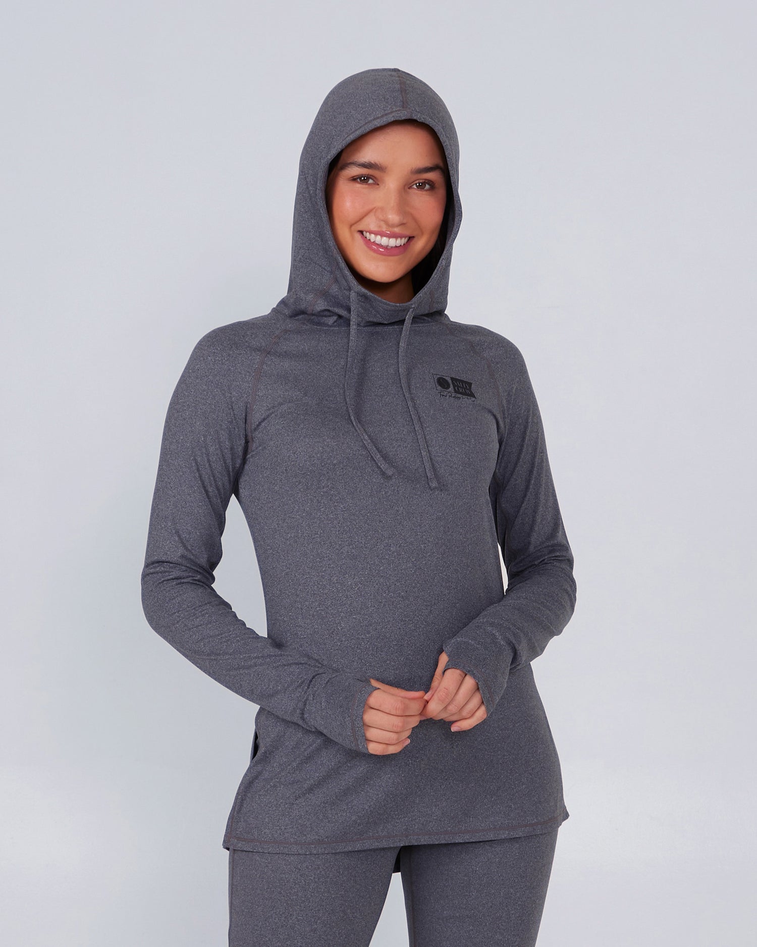 Thrill Seekers Charcoal Hooded Sunshirt