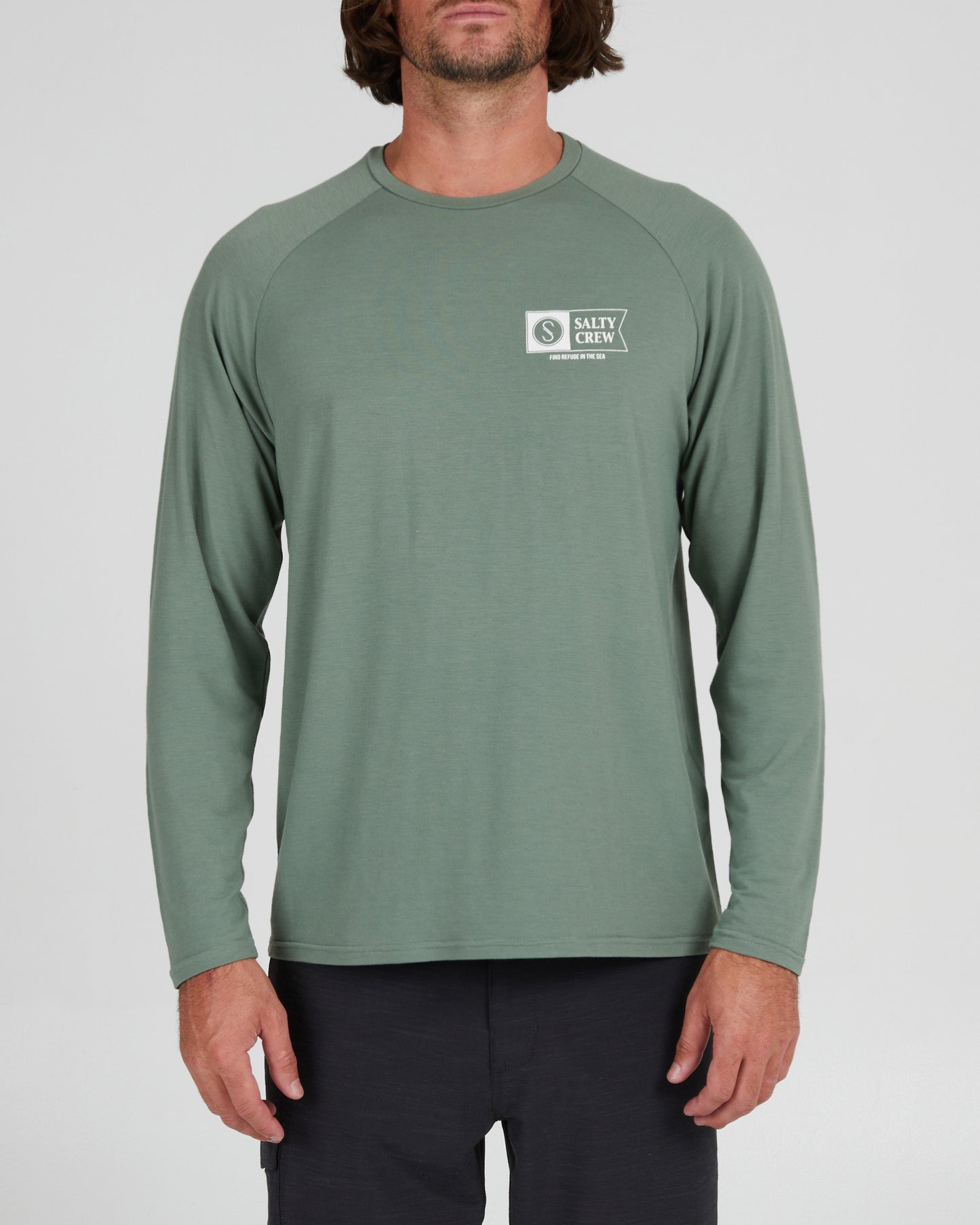 front view of Mariner UV Fatigue L/S Tee