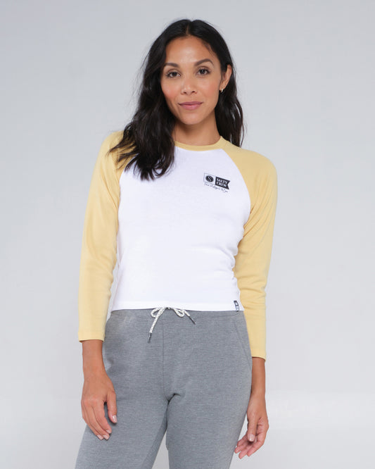 front view of Alpha Desert Sun L/S Raglan