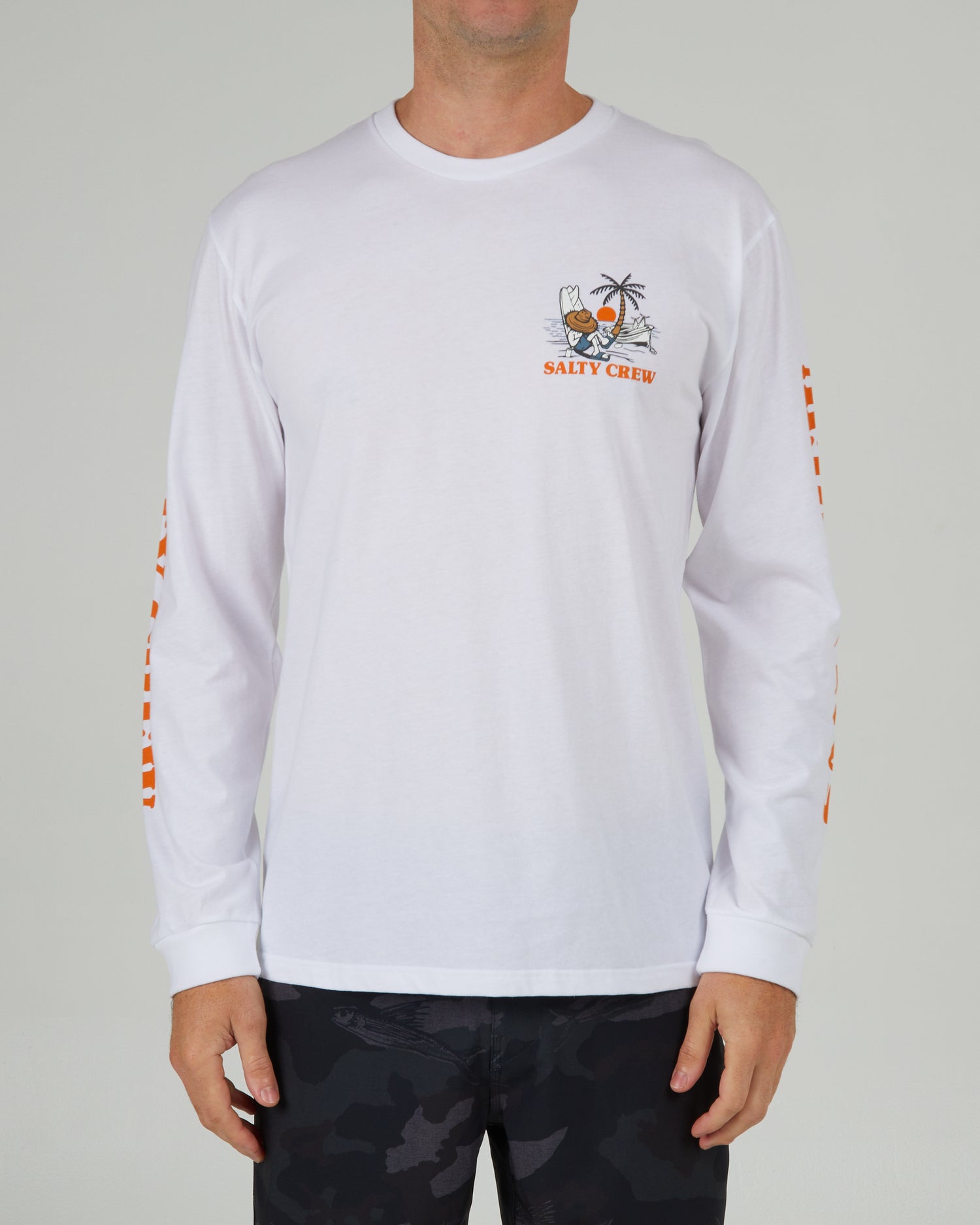 salty crew white long sleeve