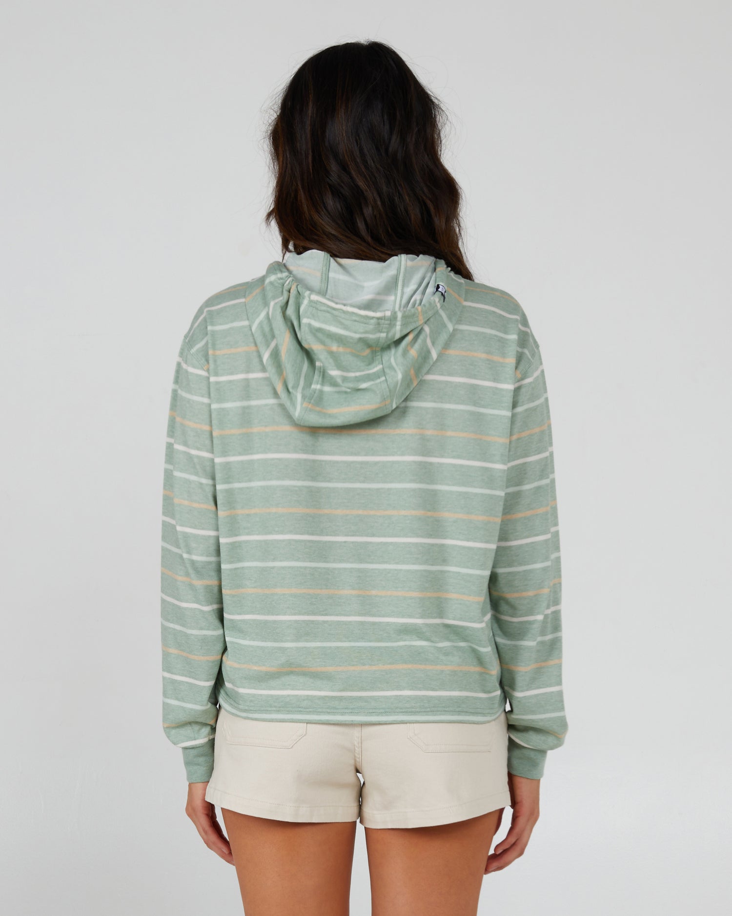 back view of Ballast Sage Mid Weight Hoody