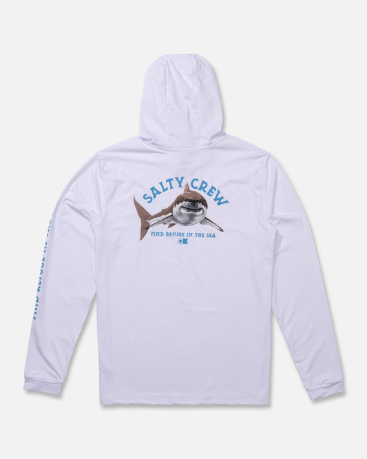 Lurking Sunshirt Hoodie - White
