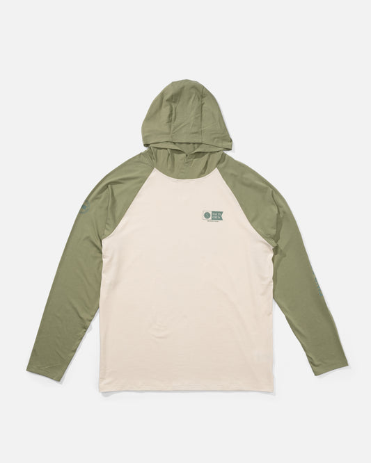 Mariner Lite UV Hoodie - Birch Oil Green