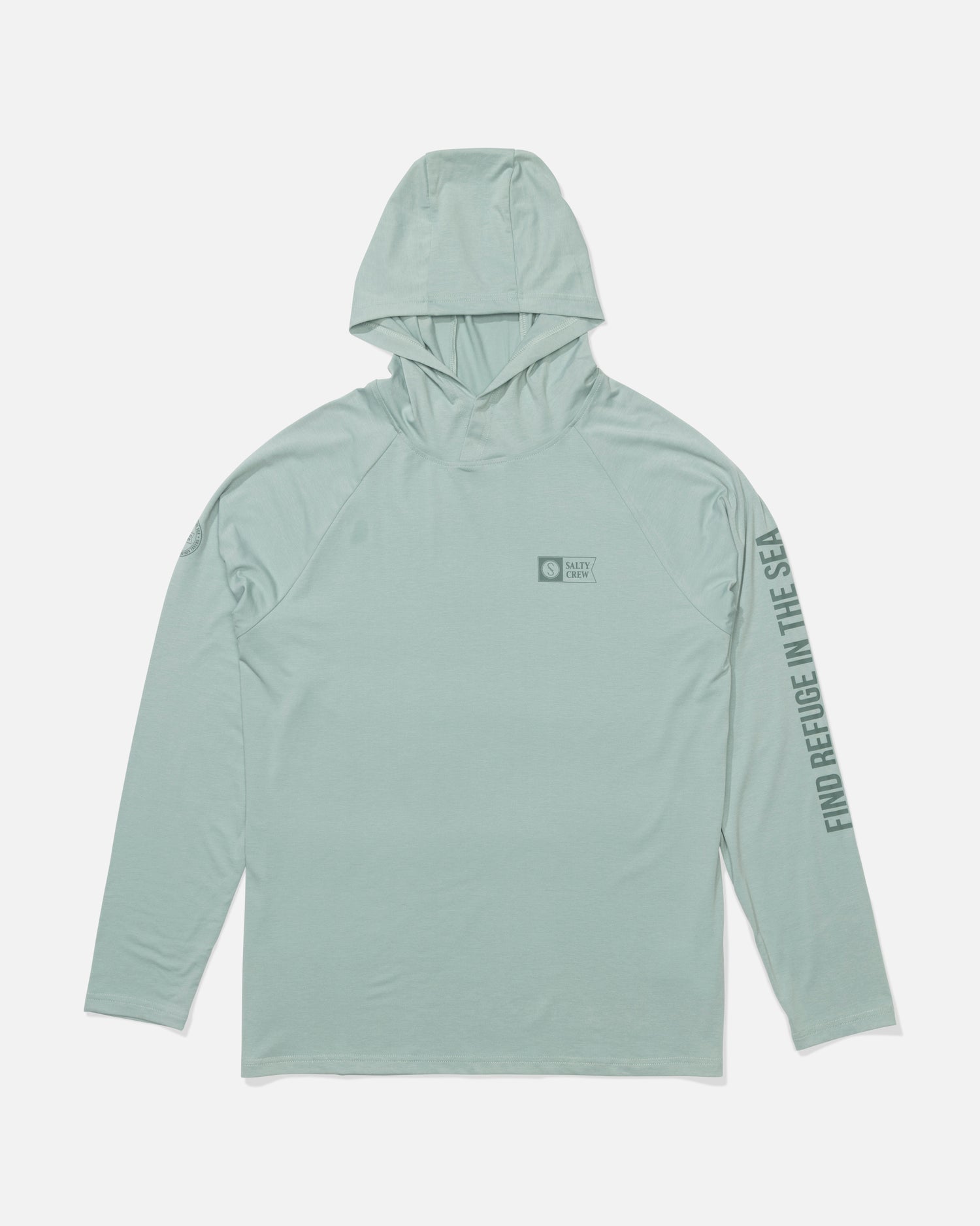 Front view of the Mariner Lite UV Hoodie - Marine.
