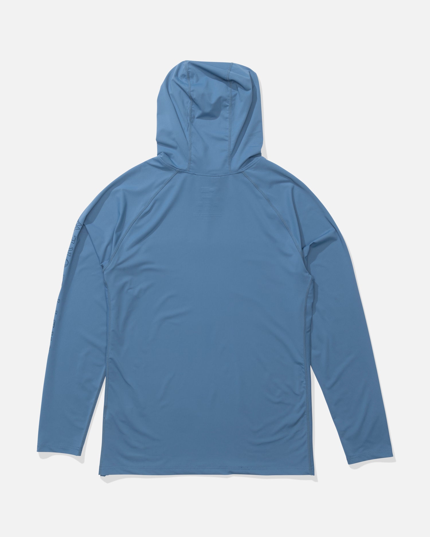 Back view of the Apex Perforated Sunshirt - Captains Blue. 