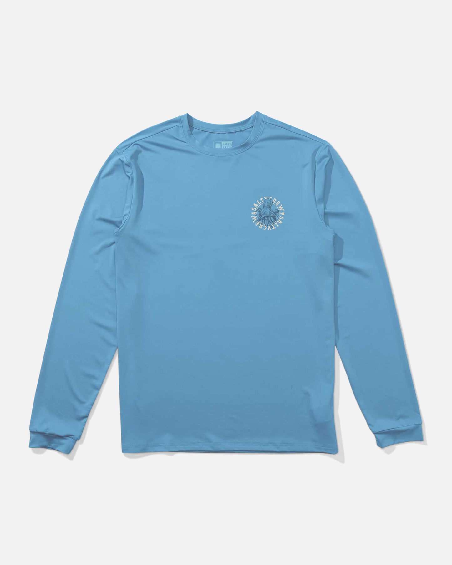 Front view of the Tentacles Long Sleeve Sunshirt - Skyline. 