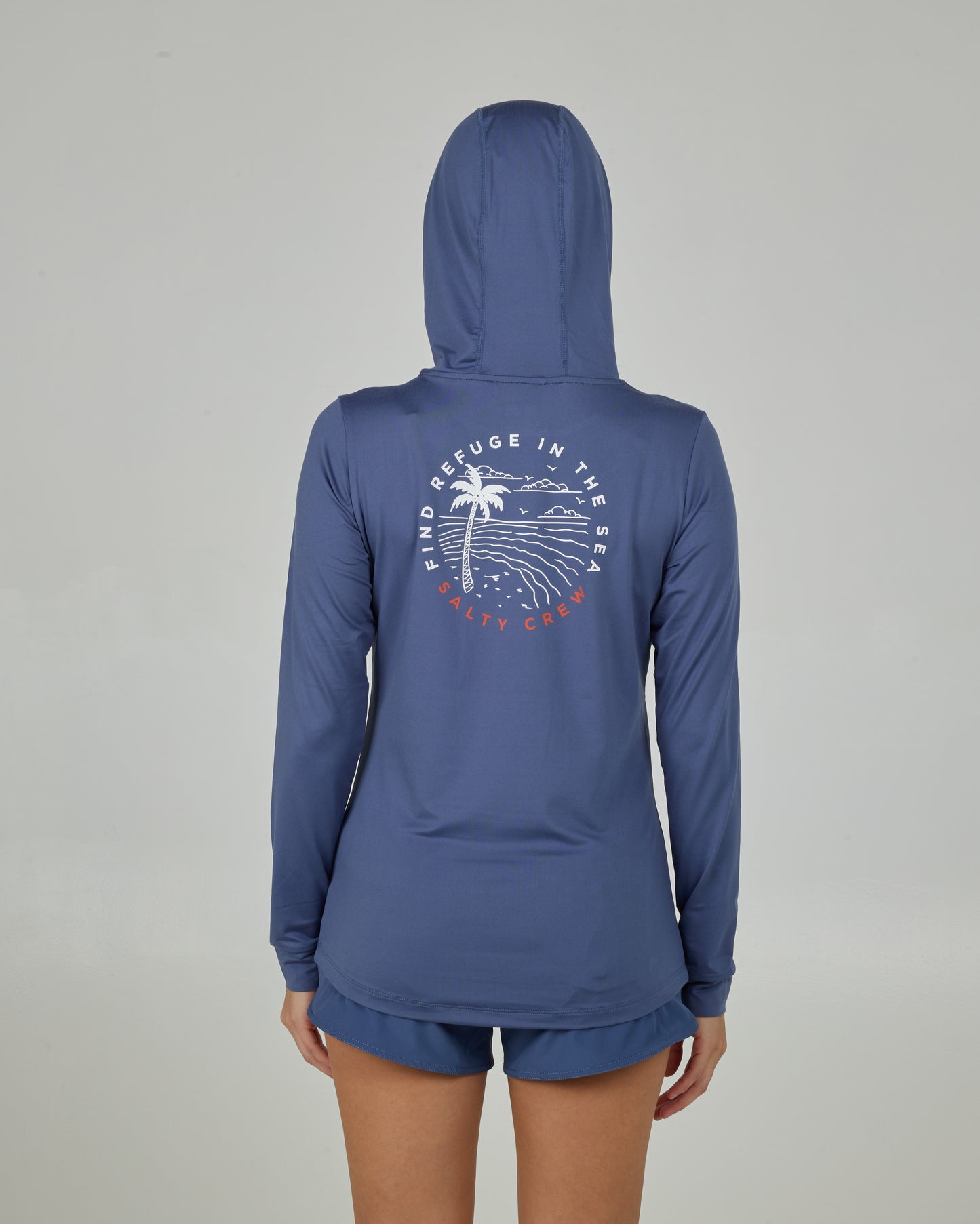 Fireworks Sunshirt Hoodie - Indigo