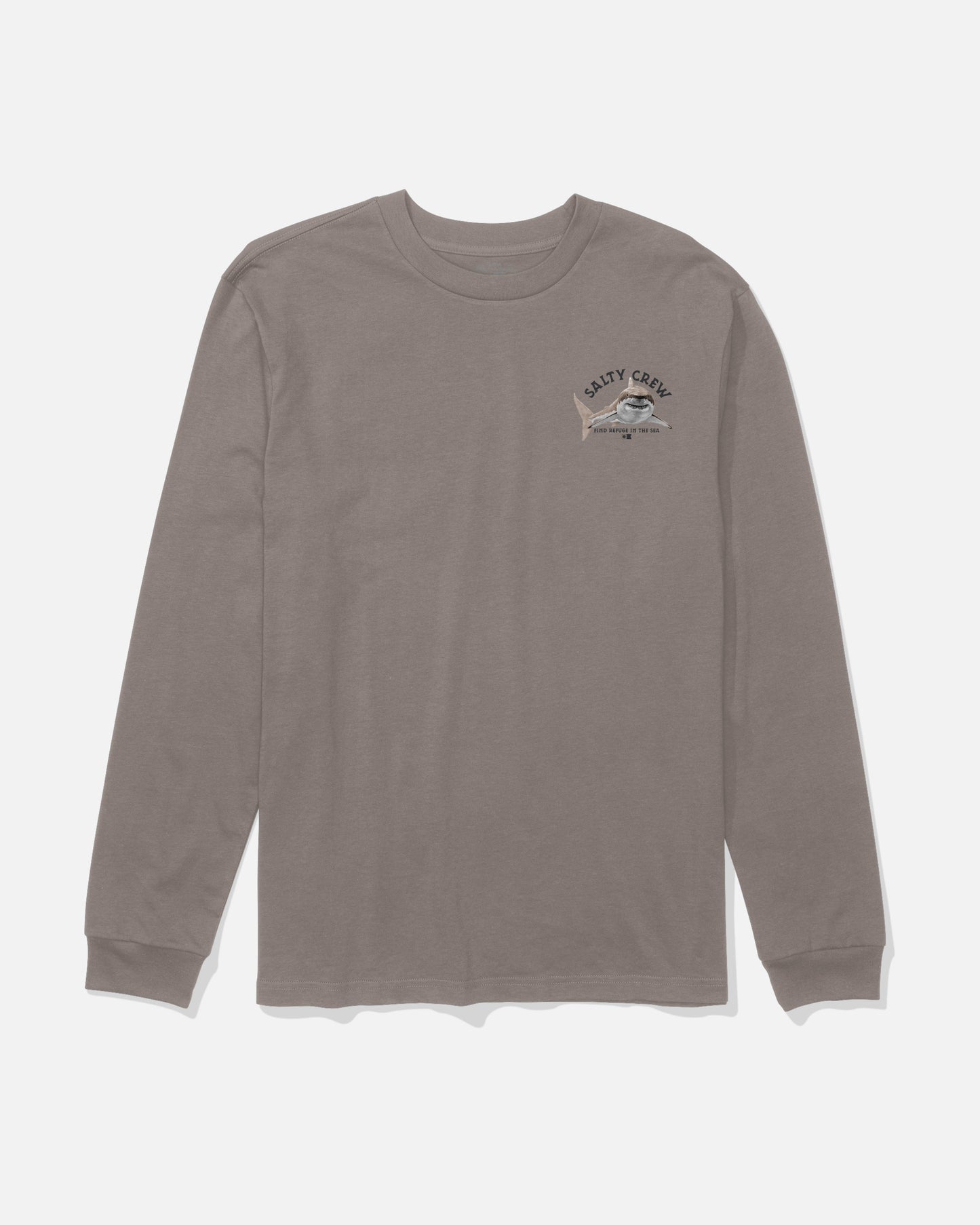 Back view of the Lurking Boys Long Sleeve Tee - Cinder. 
