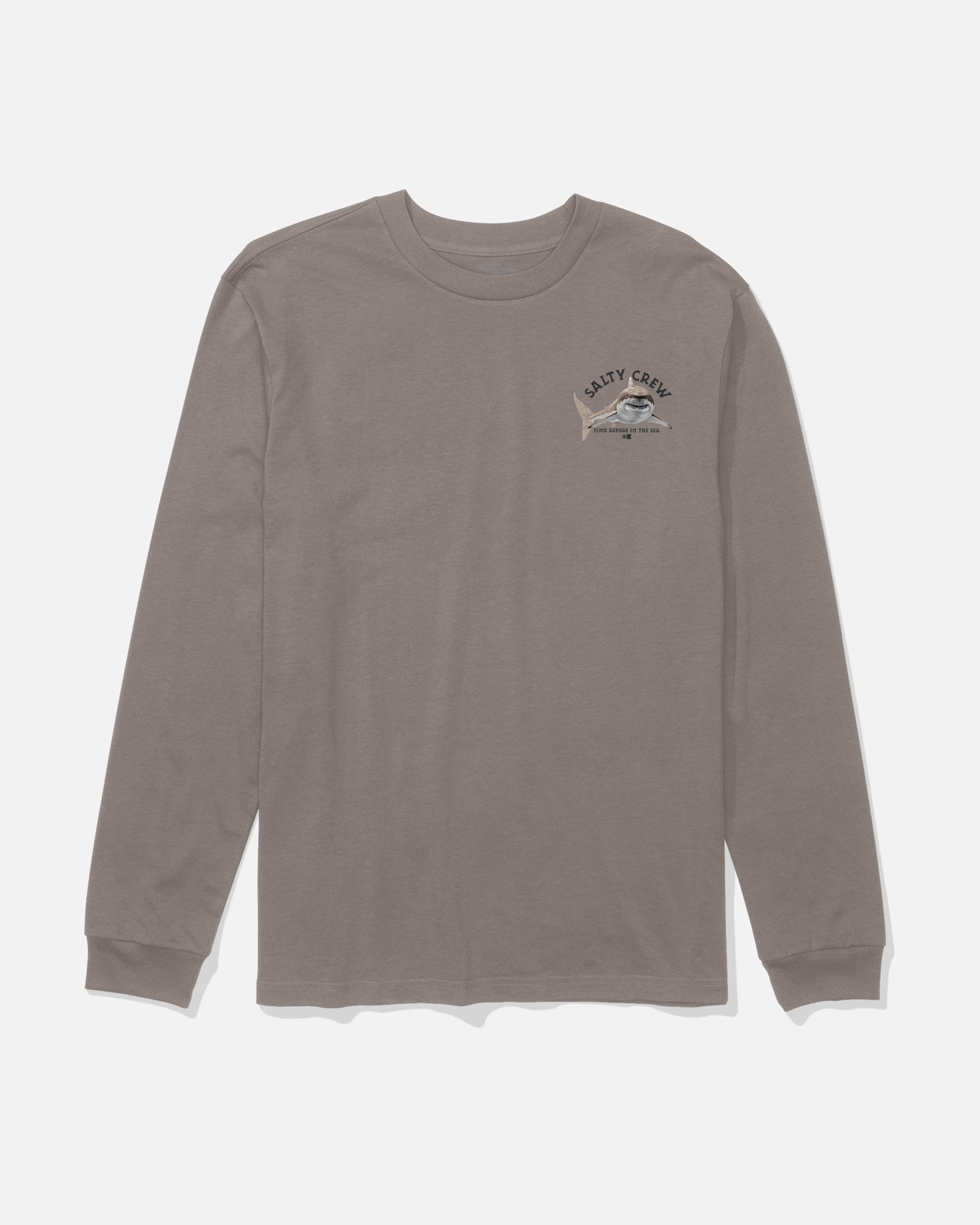 Back view of the Lurking Boys Long Sleeve Tee - Cinder. 