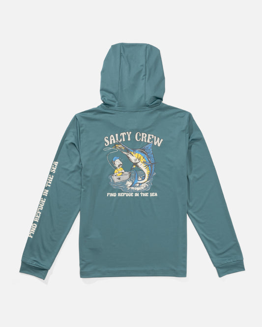 Big Bill Boys Sunshirt Hoodie - Hydro