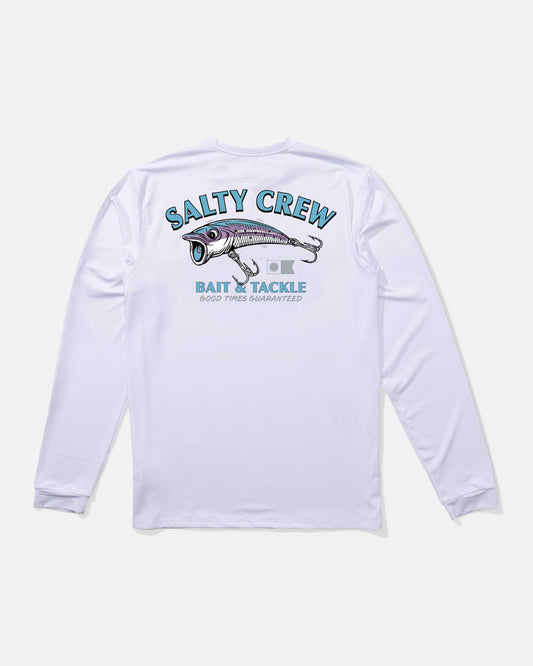Snag It Boys Long Sleeve Sunshirt - White