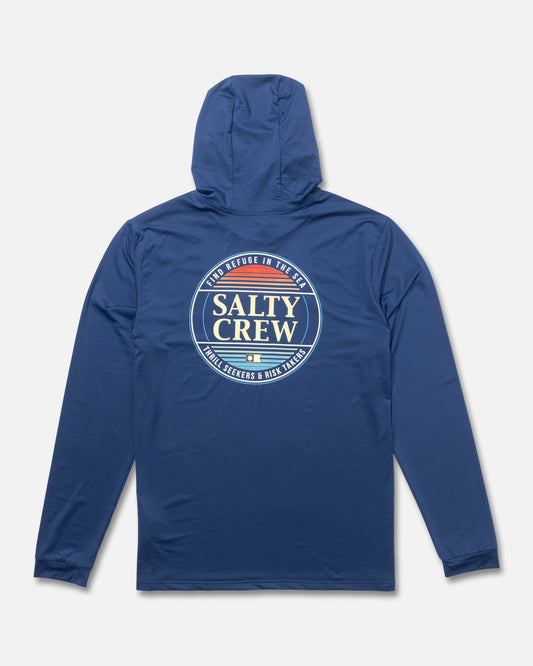 Simple Fade Sunshirt Hoodie - True Navy