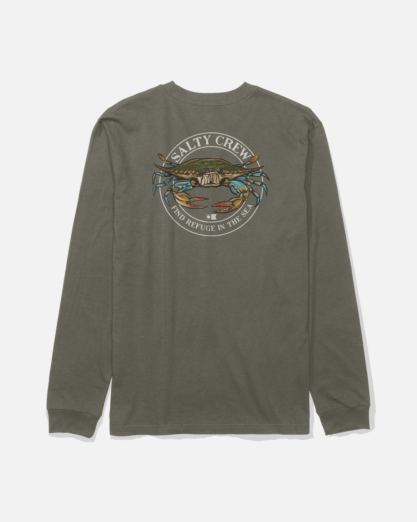 Jimmy Long Sleeve Tee - Dusty Olive
