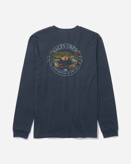Jimmy Long Sleeve Tee - Navy