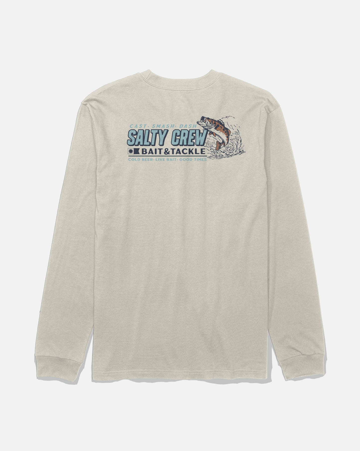 Live Bait Long Sleeve Tee - Bone
