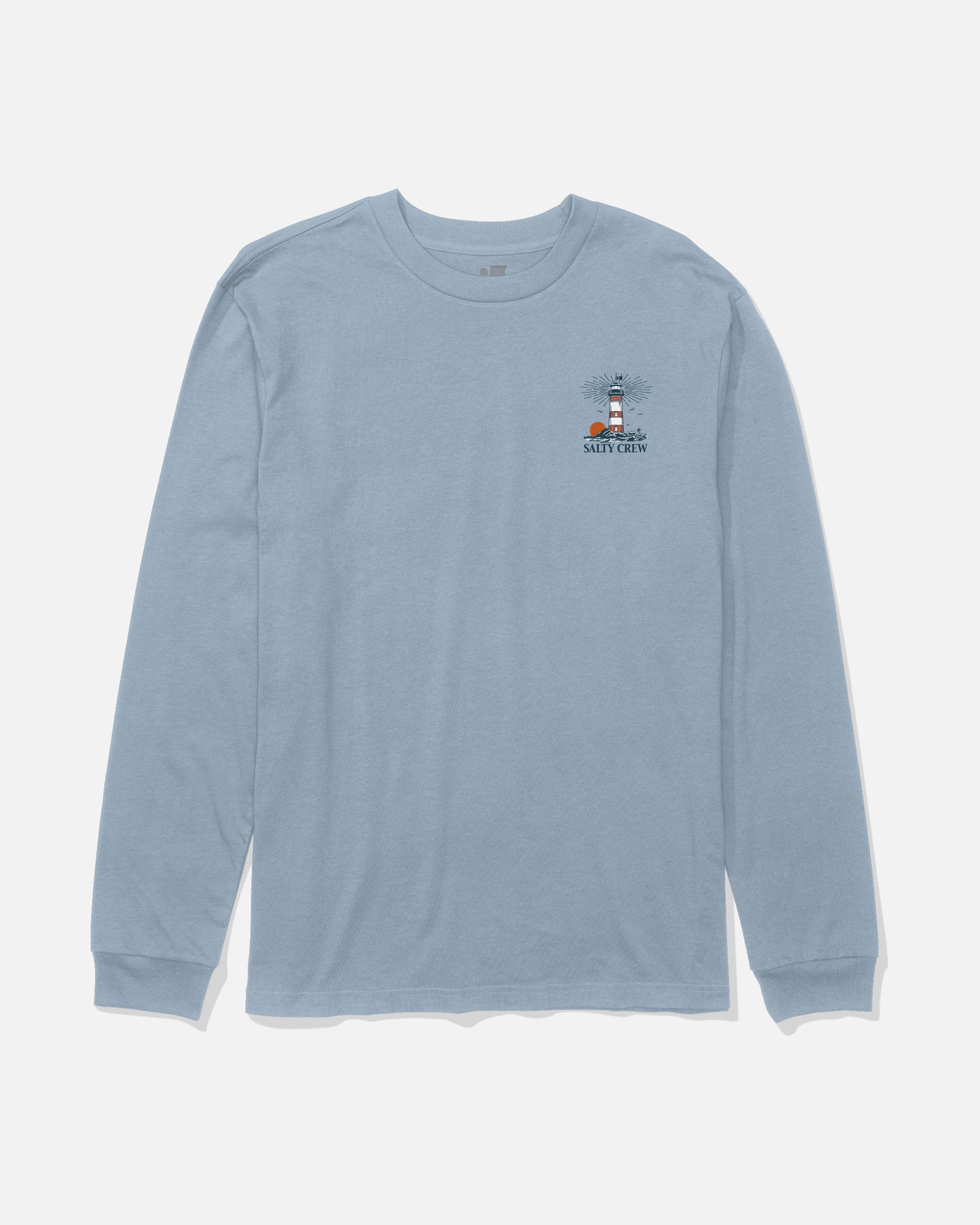 High Beam Long Sleeve Tee - Blue Fog