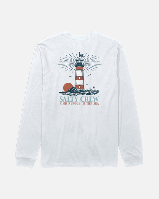 High Beam Long Sleeve Tee - White