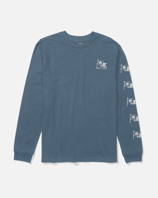 Flag Day Long Sleeve Tee - Slate