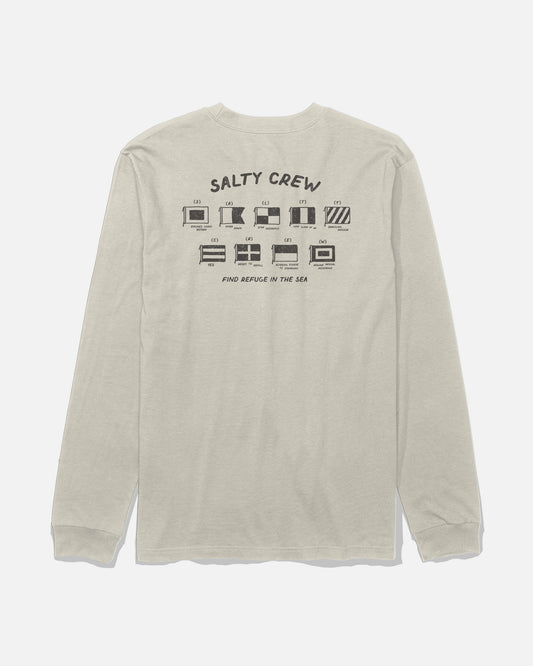 Call Sign Long Sleeve Tee - Bone