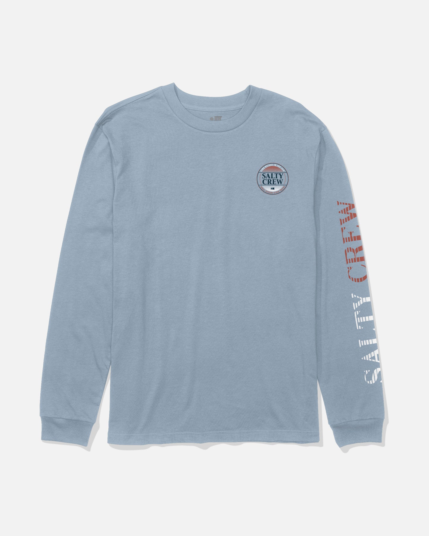 Simple Fade Long Sleeve Tee - Blue Fog
