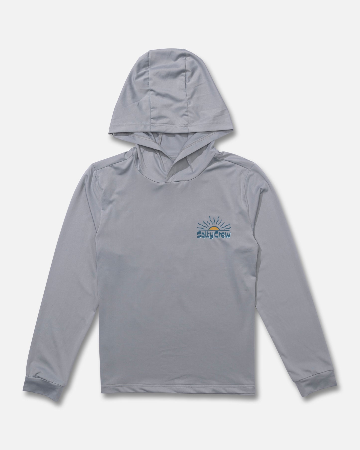 Front view of the View Point Boys Sunshirt - Quarry. 