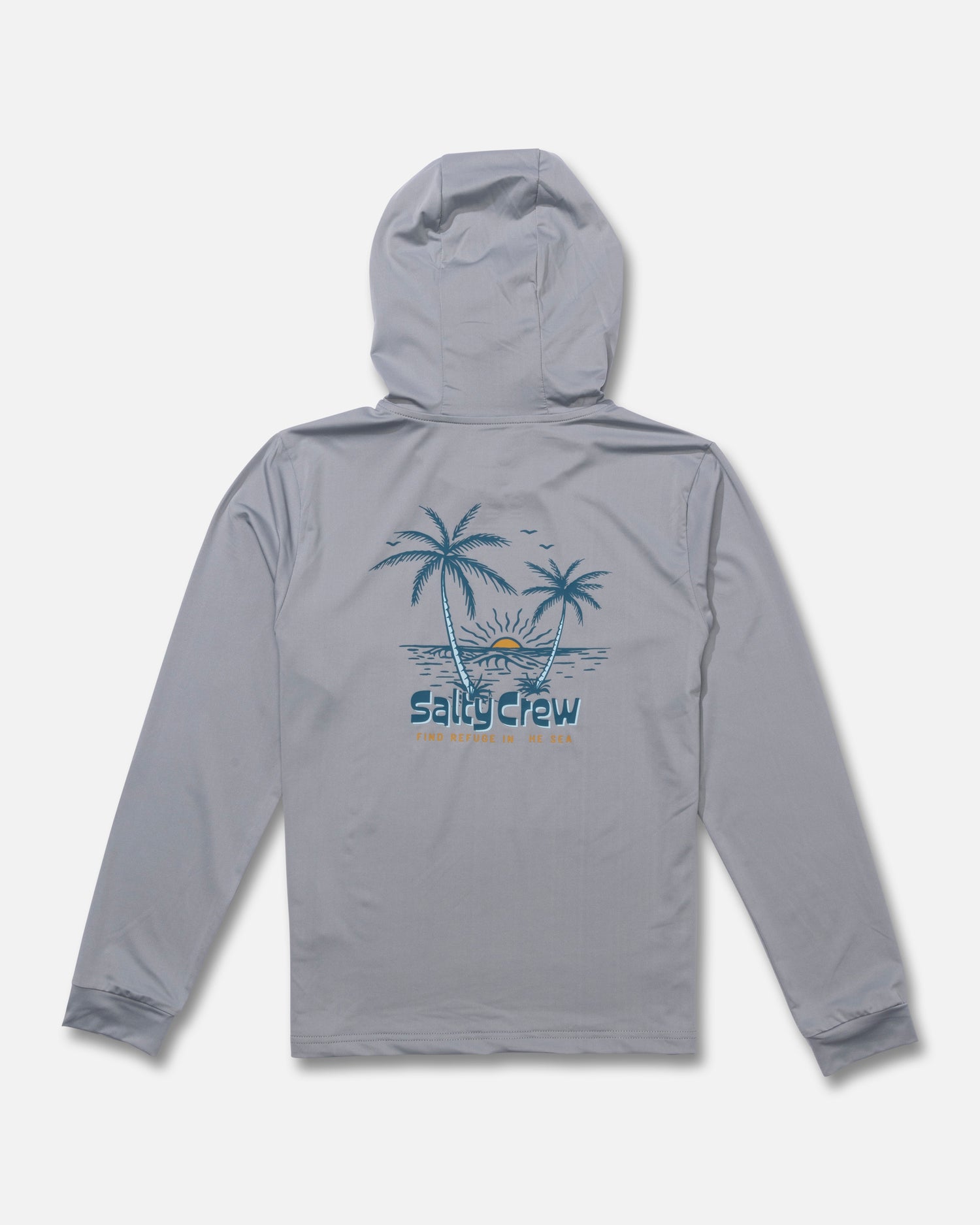 Back view of the View Point Boys Sunshirt - Quarry. 