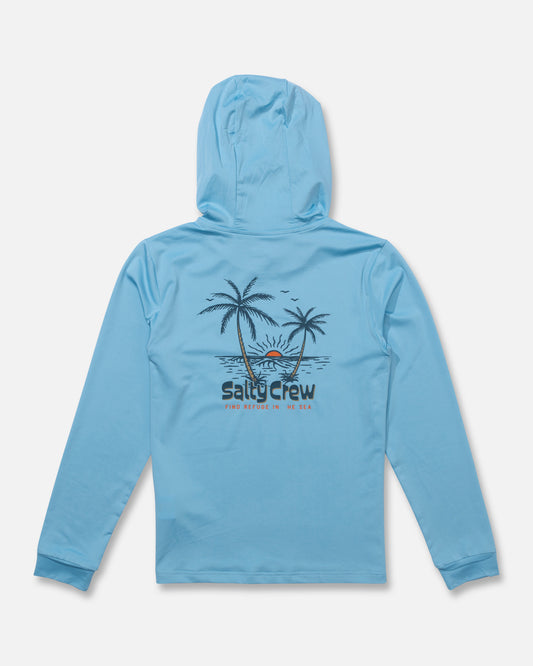 Back view of the View Point Boys Sunshirt - Skyline. 