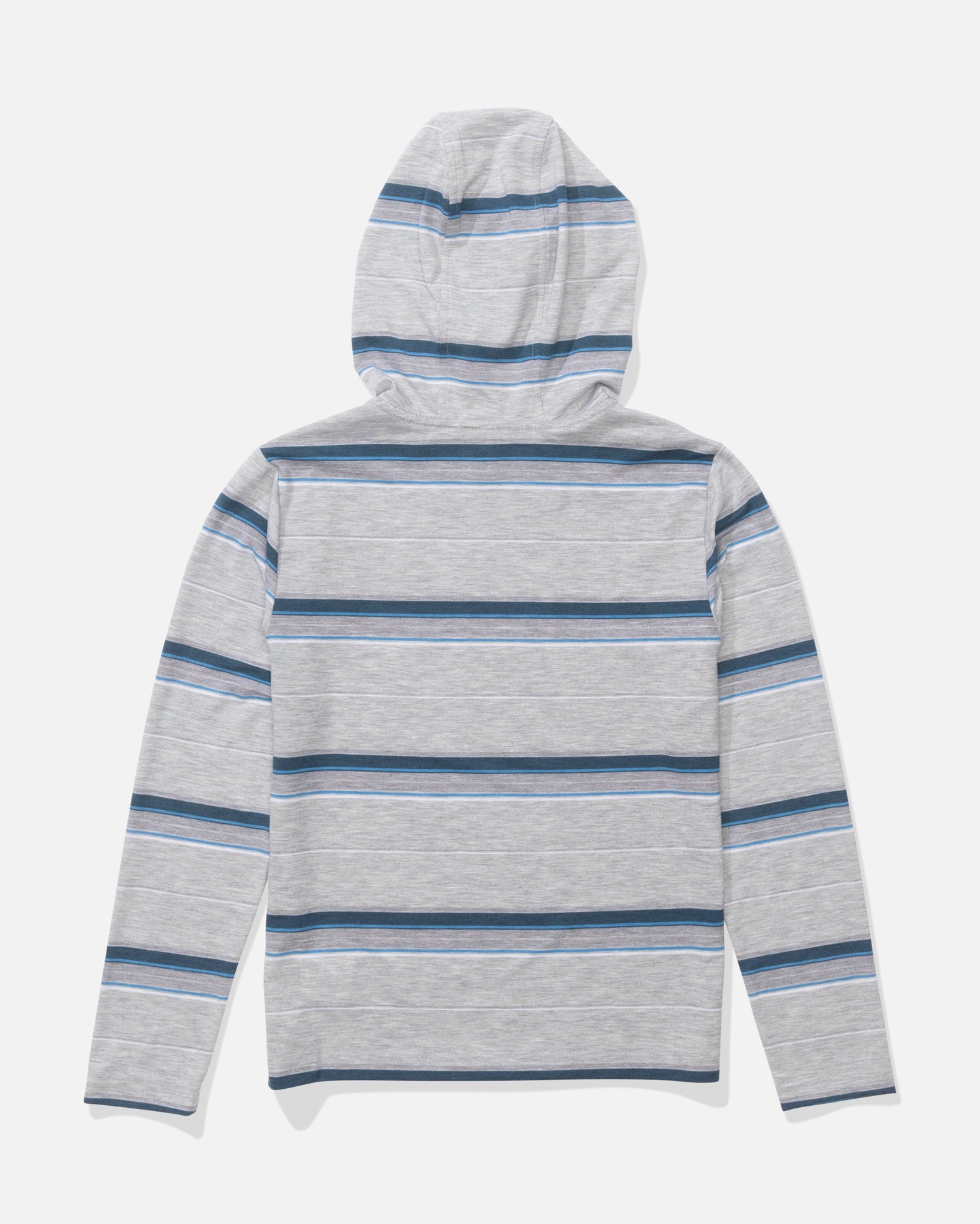 Back view of the Seaway Boys UV Hoodie - Light Grey. 