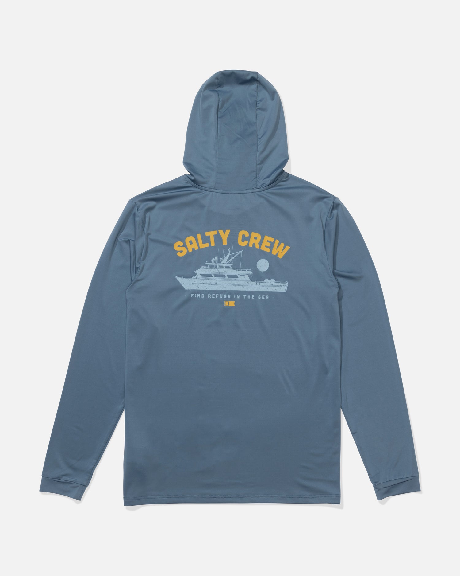 Back view of the Overnight Hood Sunshirt - Pilot.