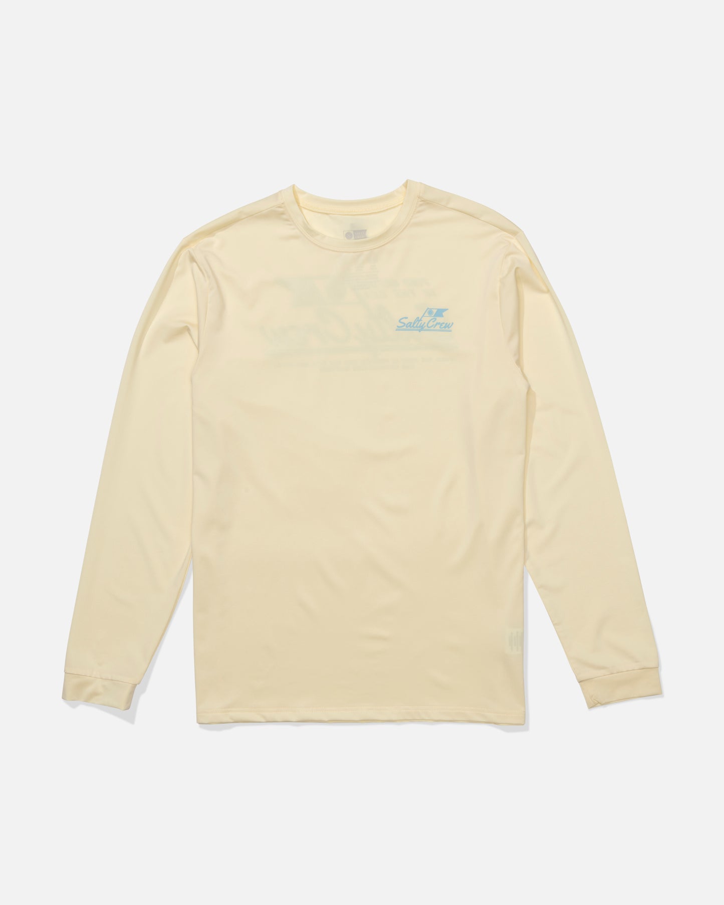 Front view of the Original Long Sleeve Sunshirt - Chartreuse. 