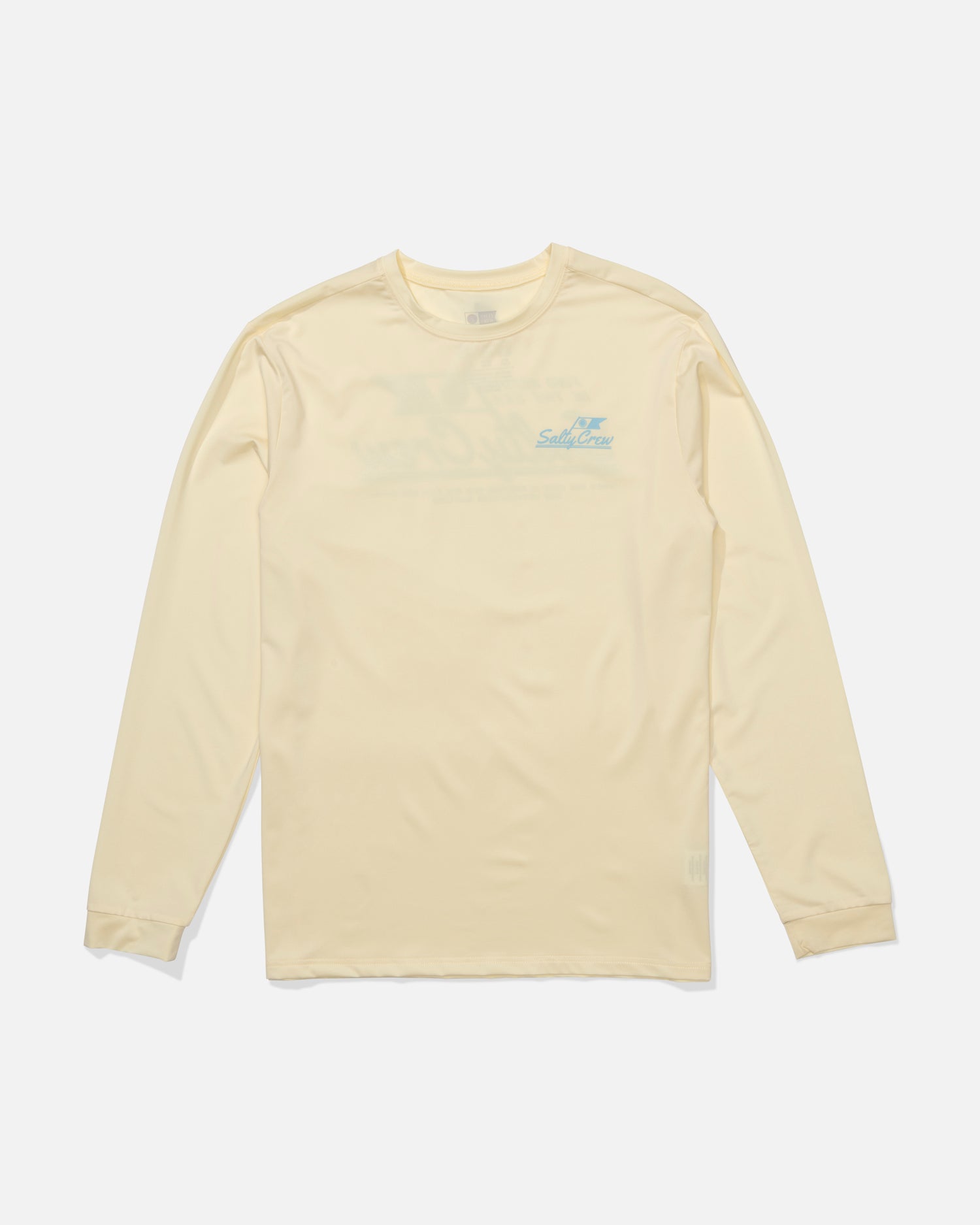 Front view of the Original Long Sleeve Sunshirt - Chartreuse. 