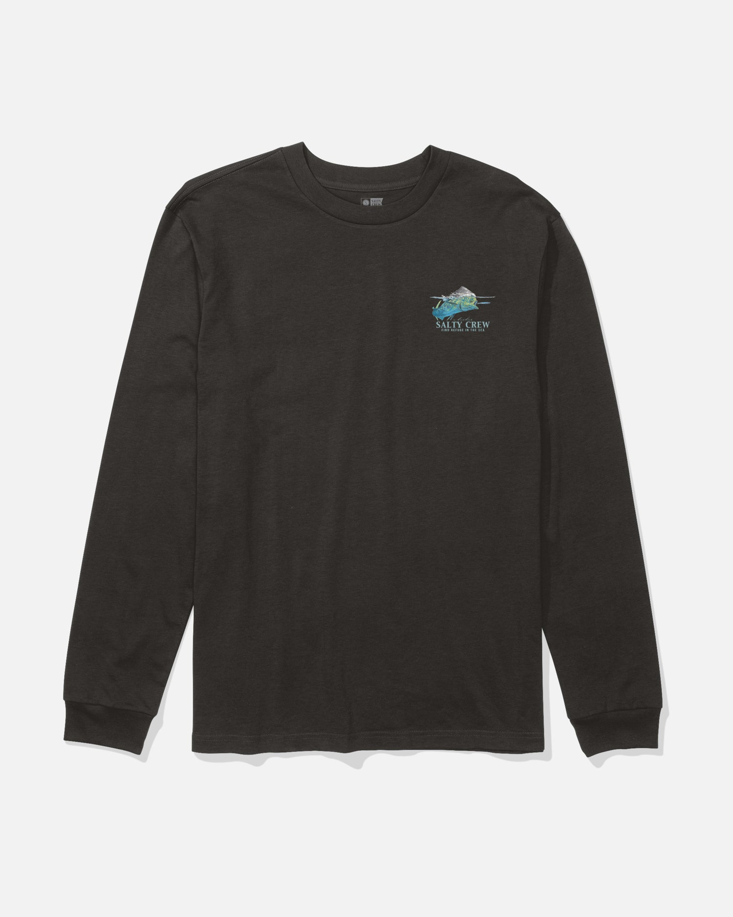 Mahi Surface Long Sleeve Tee - Black