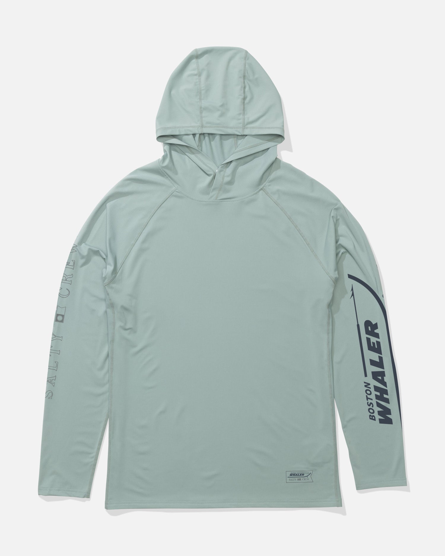 Front view of the Whaler Apex Sunshirt - Mackerel. 