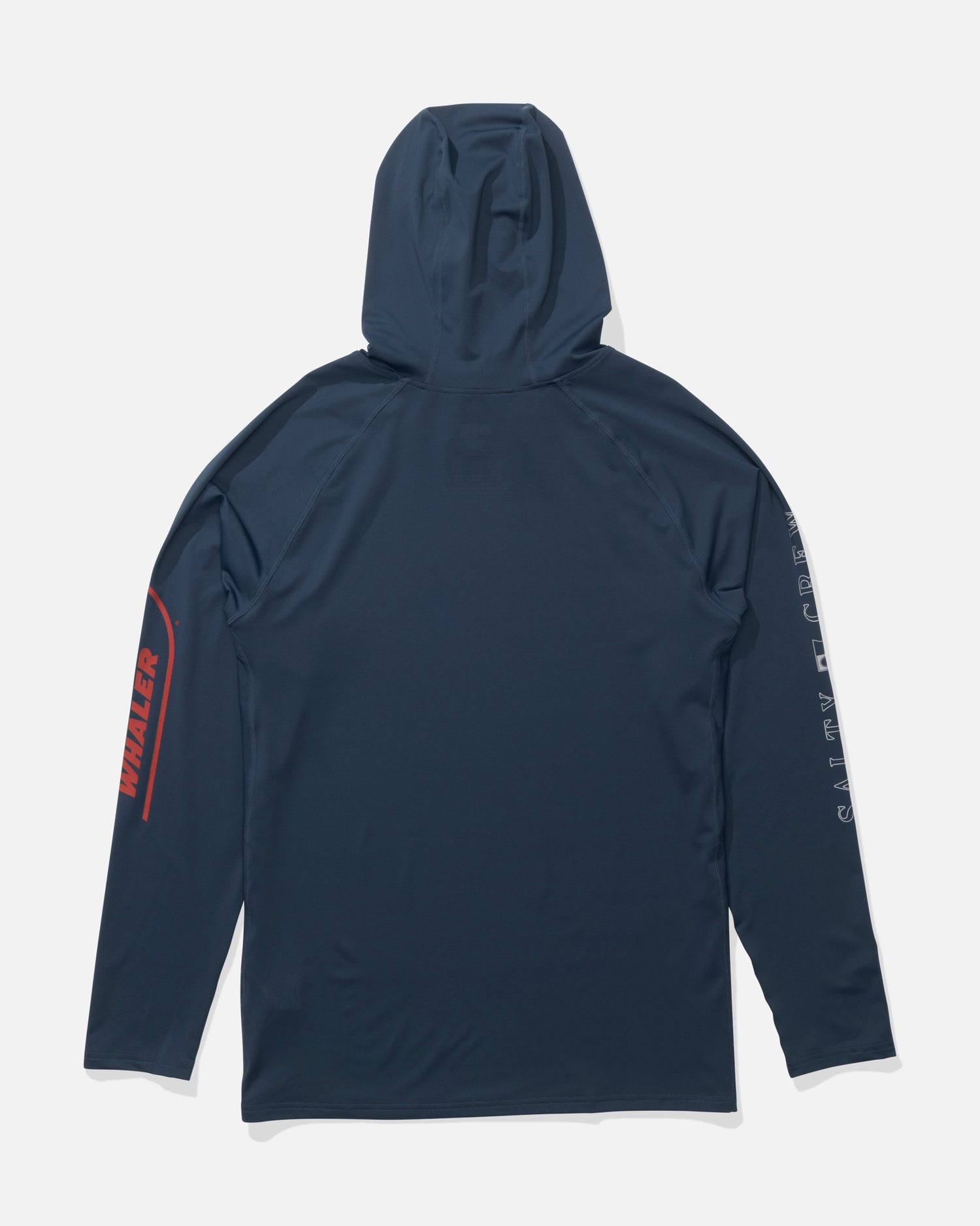 Back view of the Whaler Apex Sunshirt - Navy. 