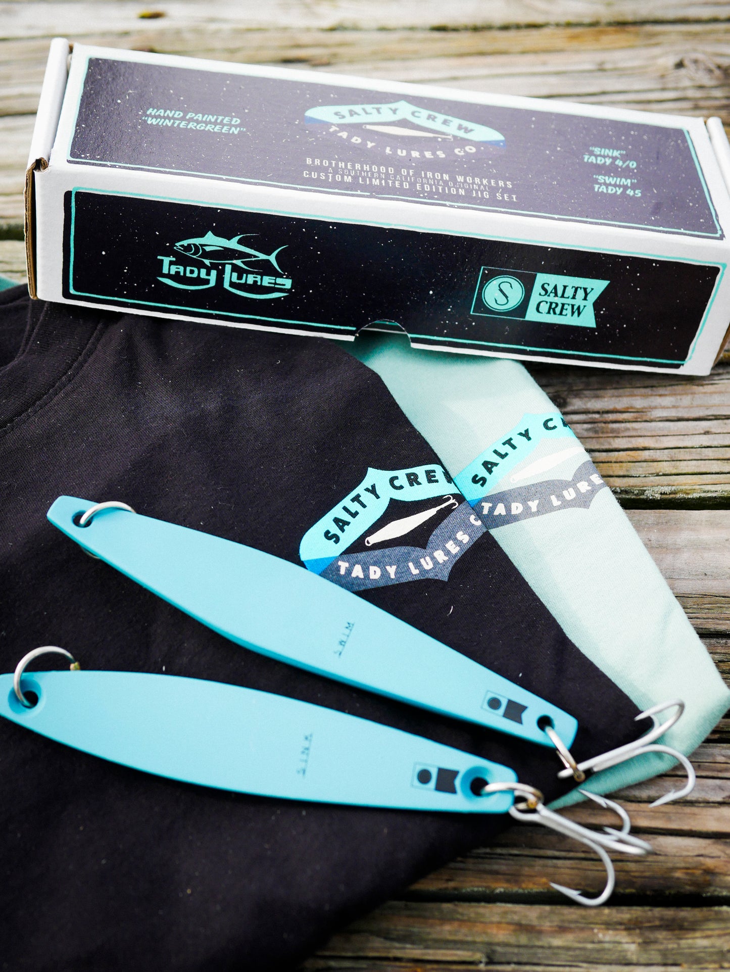 Detail photo of the Tady Icon Classic Tee - Mackerel. 