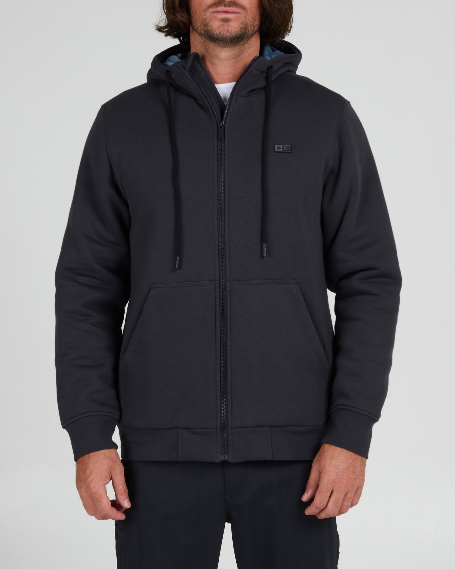 ANCHOR QUILTED FLEECE Vintage Black