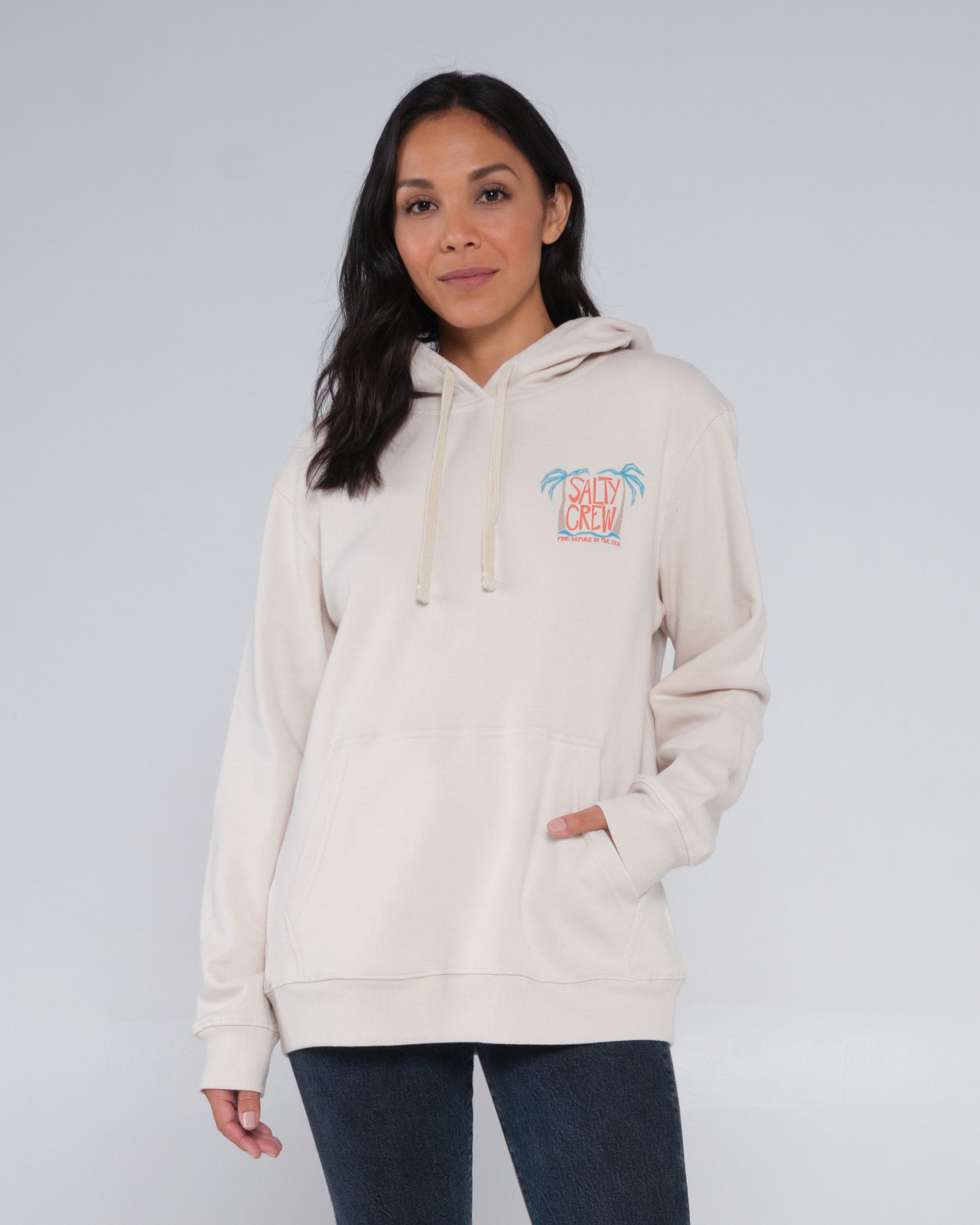 POSTCARD HOODY - Natural