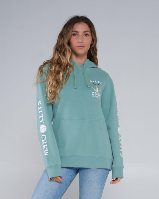 front view of Tailed Mint Premium Hoody