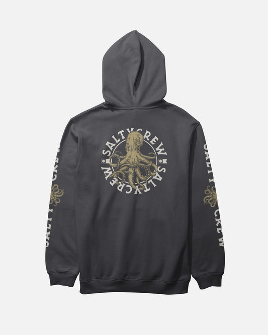 Tentacles Fleece Hoodie - Black