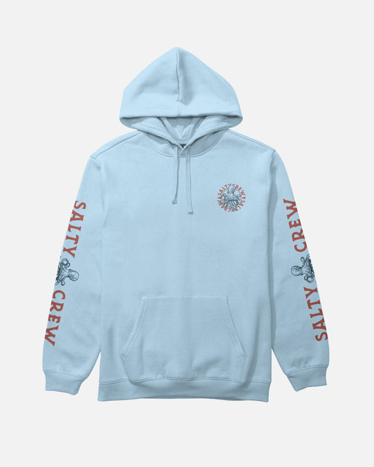 Front view of the Tentacles Fleece - Clear Sky. 