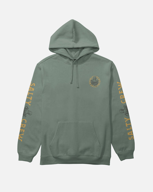 Front view of the Tentacles Fleece - Laurel Wreath. 