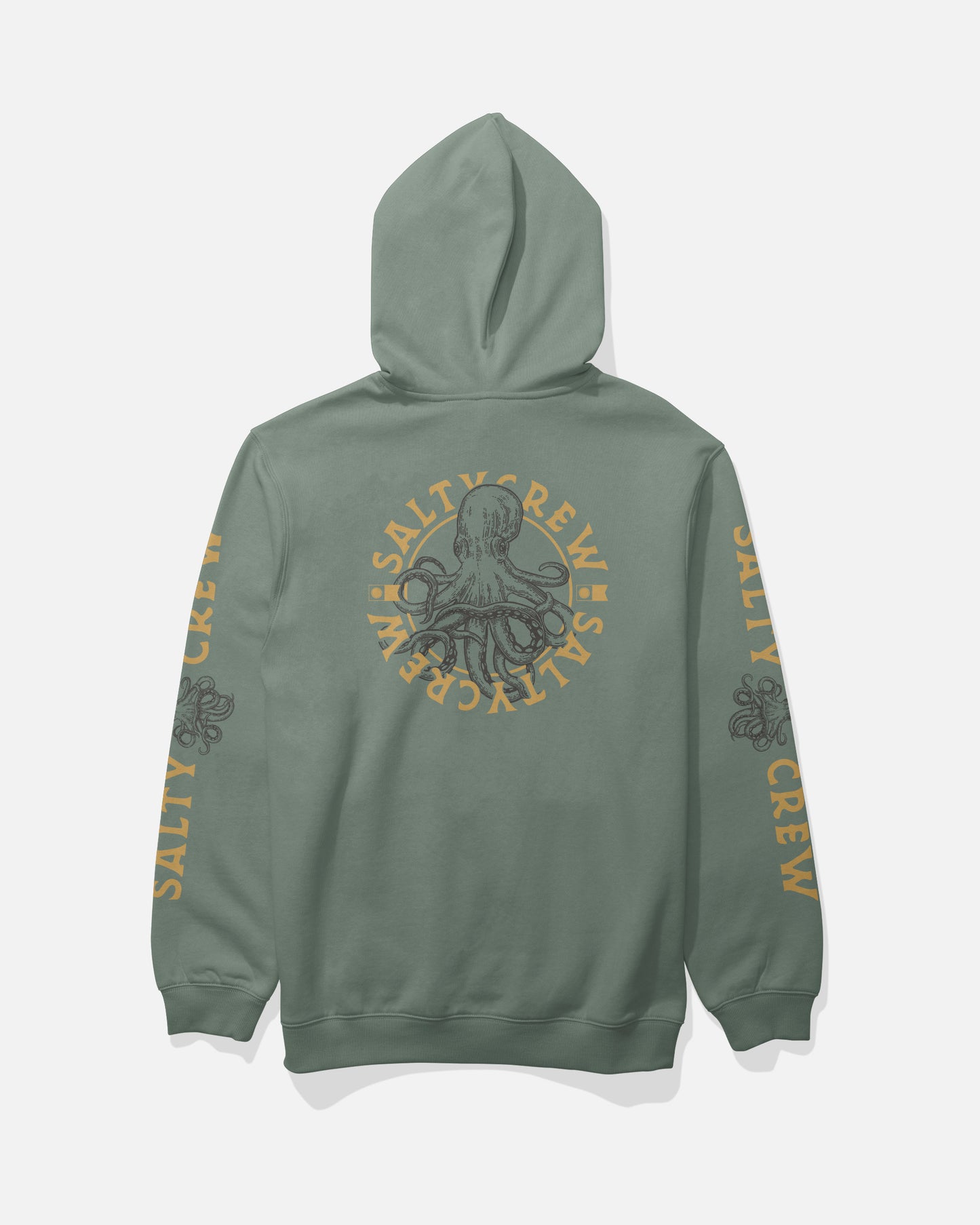Back view of the Tentacles Fleece - Laurel Wreath. 