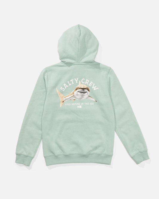 Lurking Boys Fleece Hoodie- Mackerel
