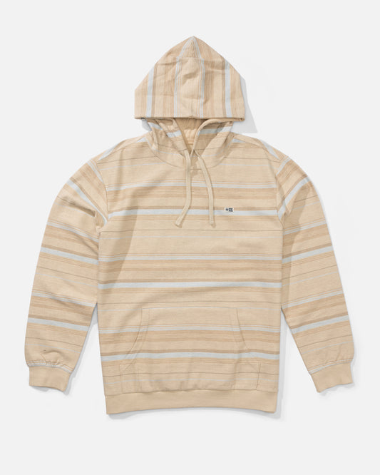 Front view of the Crewser Fleece Hood - Birch. 