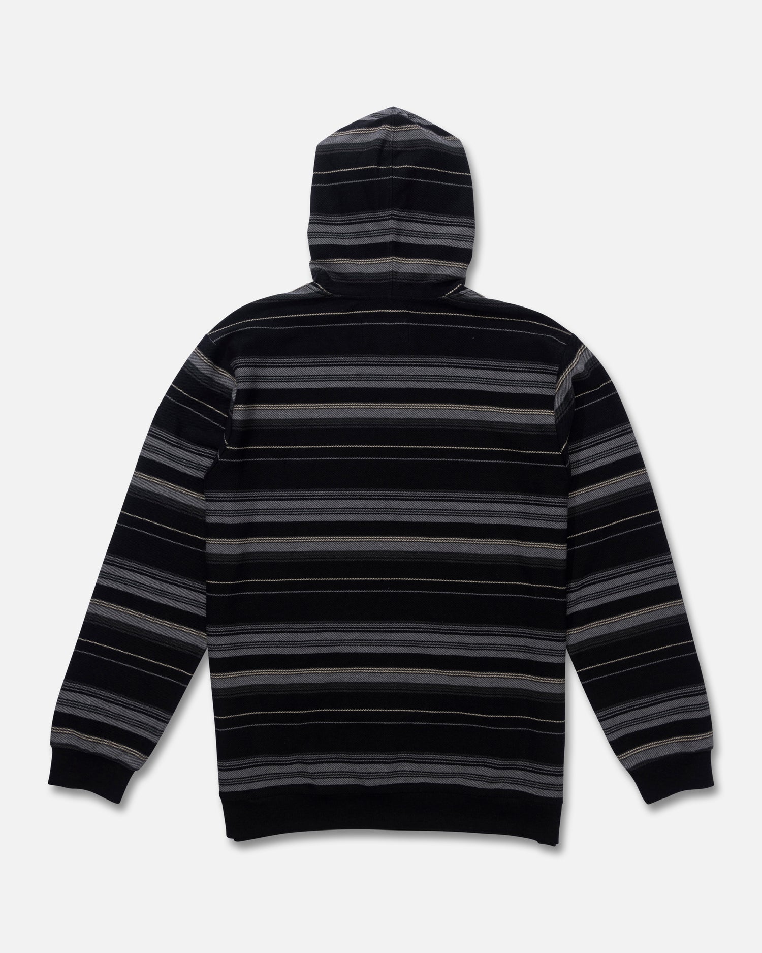 Back view of the Crewser Fleece Hood - Black. 